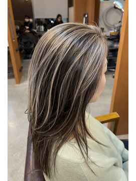 リドル ヘアー 駒生店(Riddle HAIR) ロングハイライト