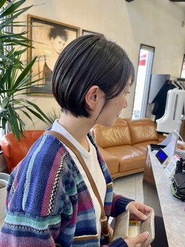 コレットヘア(Colette hair) 【ISHIKAWA】黒髪ショート/丸みショート/コンパクトショート
