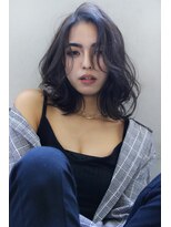 ロゼ 六甲道(ROSE)&nbsp;【ROSE】黒髪スタイル＿大人ボブ＿レイヤーカット＿パーマ