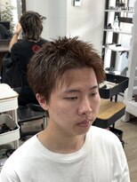 アイヴィー 池袋(IVY)&nbsp;柔らかい印象のブラウンスパイキーショート[池袋/メンズ/眉毛]