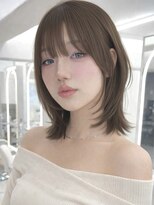 サンド ミュウ 横浜店(sand mieu)&nbsp;くびれミディ/オリーブベージュ/レイヤーカット/顔周り/横浜