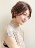 ♪グレージュインナーカラーショートカットショート髪質改善ケア