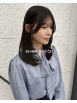 ビーヒアナウ N゜03 金沢駅西店(BE HERE NOW) 【韓国ヘア/レイヤーカット/ブラウンカラー】