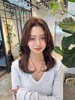 エレノア トーキョー 恵比寿(ELEANOAH TOKYO) 簡単再現コテ巻き風デジタルパーマ レイヤースタイル