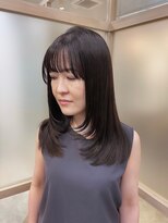 トッカ ヘアアンドトリートメント 大宮店(tocca)&nbsp;伸ばしかけのイメチェンに★顎下レイヤースタイル