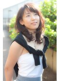 主婦ママ人気☆短め前髪上品ヘア