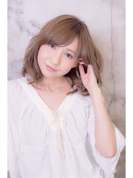 ミエルヘアーブラン(miel hair blanc) ナチュラルベージュミディ【miel hair blanc】