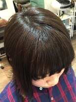 パティオンツー(PATIONN2)&nbsp;透明感のあるグレージュカラー☆外ハネスゥイングショートボブ