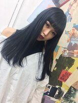 トロニー(TLONY)&nbsp;TLONY渋谷hori黒髪パッツンロング