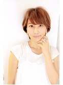 大人かわいい小顔ショート