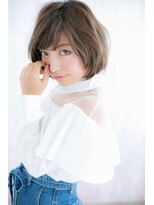 ミック ヘアアンドメイク アップ 駒込店(miq Hair&Make up) 大人女子ふわボブ