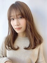 サロン(Salon) ワンカールセミディ　シースルバング/Salon銀座　岡野恵美子