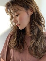 ミラバイグリーン(Mira by green)&nbsp;シースルーバング×ベージュカラー【大人かわいい】09