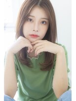 アジールヘア 北千住駅西口店(agir hair)&nbsp;グレージュ/20代30代/小顔/イルミナカラー/ネイビーアッシュ