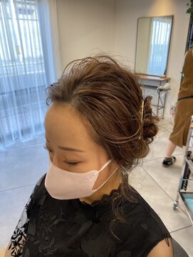 リトルキュー(little cue) ゆるっとまとめ髪