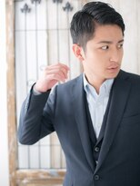 モッズヘアメン 札幌月寒店(mod's hair men)&nbsp;≪mod's men≫爽やか七三オールバックツーブロックショートd