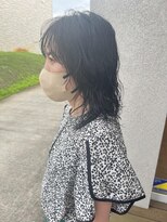 トップヘアーヒルズ 安城(TOP HAIR HILLS)&nbsp;パーマ×ミディアムウルフ＝オシャレで可愛い！/ボブパーマ