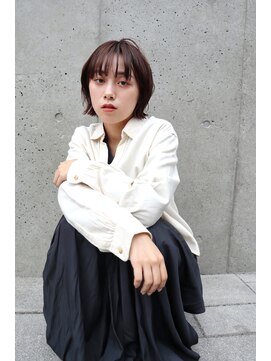 アレンヘアー 名古屋店(ALLEN hair) くびれボブ/ボブミニウルフ/グレージュ