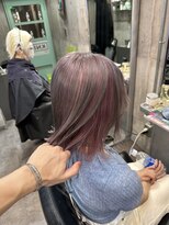 インク 渋谷(INK.)&nbsp;ピンク/グレージュ/アンブレラ/エフェクトブリーチ/