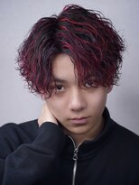 スキル(SKILL)&nbsp;波巻きツイスパ　ハイライト　福岡メンズパーマ