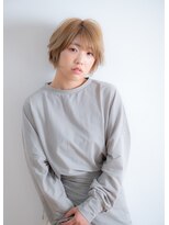 ユニックス モザイクモール港北店(UNIX)&nbsp;【UNIX港北】シナモンベージュショートボブ#ケアブリーチ