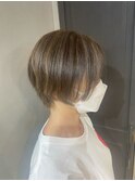 白髪ぼかし ハイライト