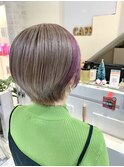 ミルクティーベージュ ダブルカラー ハイトーンカラー