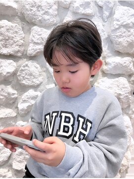 モアナ バイ ヘッドライト 武蔵小杉店(Moana by HEADLIGHT) Moana【武蔵小杉】#メンズカット#センターパート#キッズカット