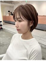 サンド 鹿児島中央(sand)&nbsp;【@sand_narumi】女性らしい丸みのショート！！！