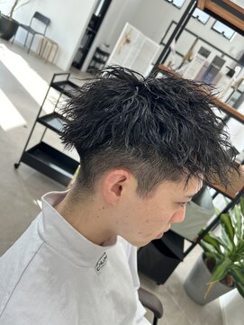トルペヘアデザイン(Tolpe hair design) メンズカットツイストスパイラルパーマ波巻きパーマ