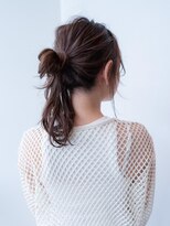 ケアリー 千葉ニュータウン中央(Carelly)&nbsp;大人かわいい前髪セシルカットココアブラウンフリンジウェーブ