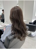 【新城】ブリーチなし透明感カラー グレージュカラー