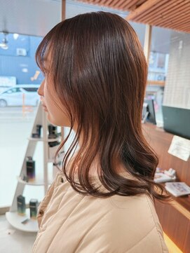 ロウバイレボ 柏(lou by revo) ミディアム/韓国風/レイヤーカット/顔回りカット/柏駅