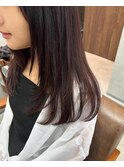 ブリーチなしパープルカラー
