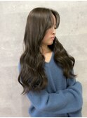 【坂本】カーキグレージュ×イルミナカラー×ロング