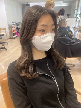 リジェール 金山店 重めミディアムレイヤー