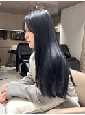 グレージュカラー/髪質改善/美髪/暗髪/レイヤーカット[恵比寿駅]