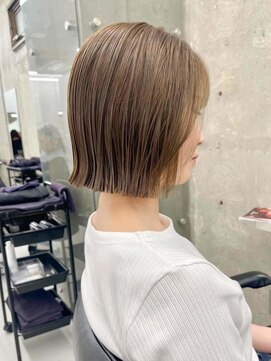 ノエ(noe) ホワイトグレージュ/デジタルパーマ/チェリーブラウン/栄126