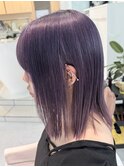 パープル、ほんのりピンク