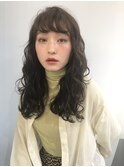 ホワイトグレージュ/チェリーブラウン/ミニウルフ[南青山]