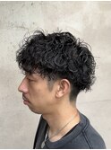 波巻き×ツイストパーマ