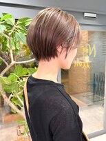 ノエ トトン(noe tton)&nbsp;くびれヘア/アプリコットオレンジ/ハイライトカラー/名駅a41