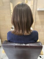 シルクレイ 新宿店(Silk-lei) ☆大人可愛いくびれボブ ベージュカラー 新宿