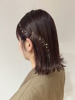 ミスト(mist) 〔mist:Yoko〕 金箔ヘアアレンジ/金箔ヘア/金ピン/外ハネ #387