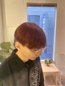 リバード(reverd) ブラウンレッド/マッシュ