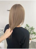 【ブリーチで作るベージュカラー】