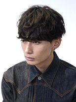 レタッチ バイ フィフス 銀座(RETOUCH by fifth)&nbsp;銀座シャドウパーマフェザーパーマセンターパートマッシュメンズ