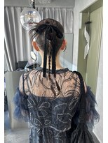 リラス 博多(rilas)&nbsp;お呼ばれヘア　カチモリ　髪質改善　外ハネボブ