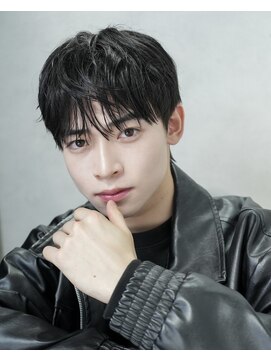 セリ(ceri) メンズカットメンズヘアシースルーマッシュダウンパーマ