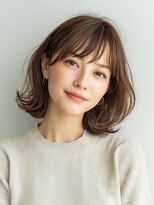 ヘアー ミッション 心斎橋店(hair Mission)&nbsp;ショートレイヤー/顔まわりカット/透明感ライトベージュ
